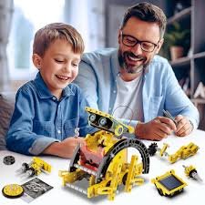 Hot Bee Kit Solar Robot, Robot Juguetes Niños 7-12 Años, Navidad Regalo Niño 7-12 Años, Juegos para Niños 7 8 9 10 11 12 Años, Construcciones para Niños, Experimentos Niños